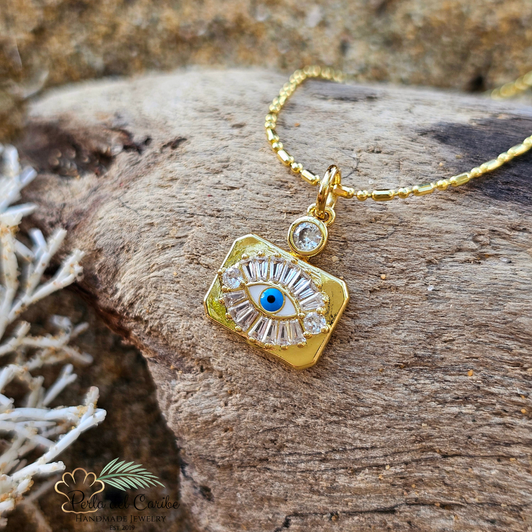 Turkish Eye Zirconia Pendant