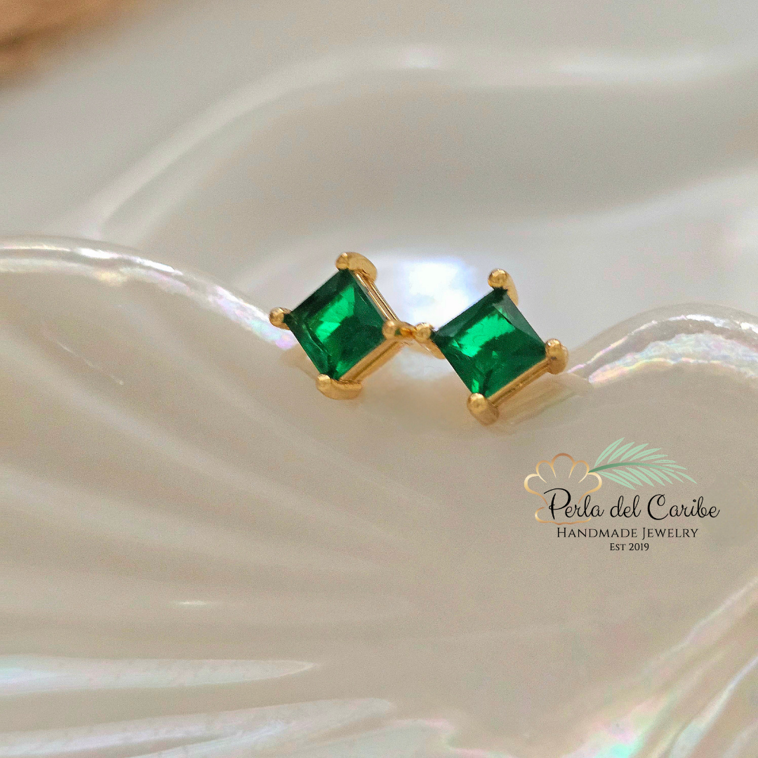 Colored Zirconia Studs