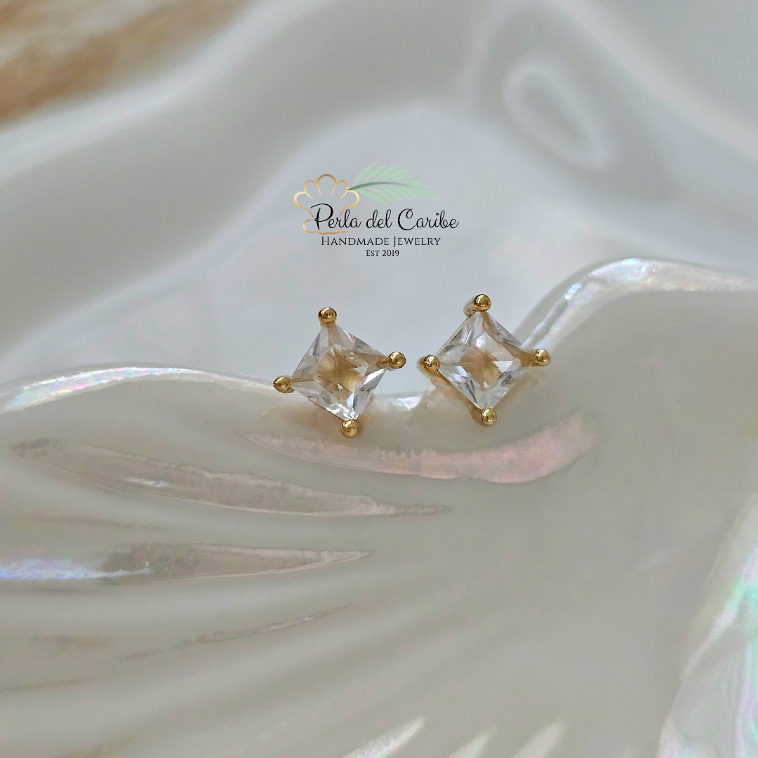 Colored Zirconia Studs