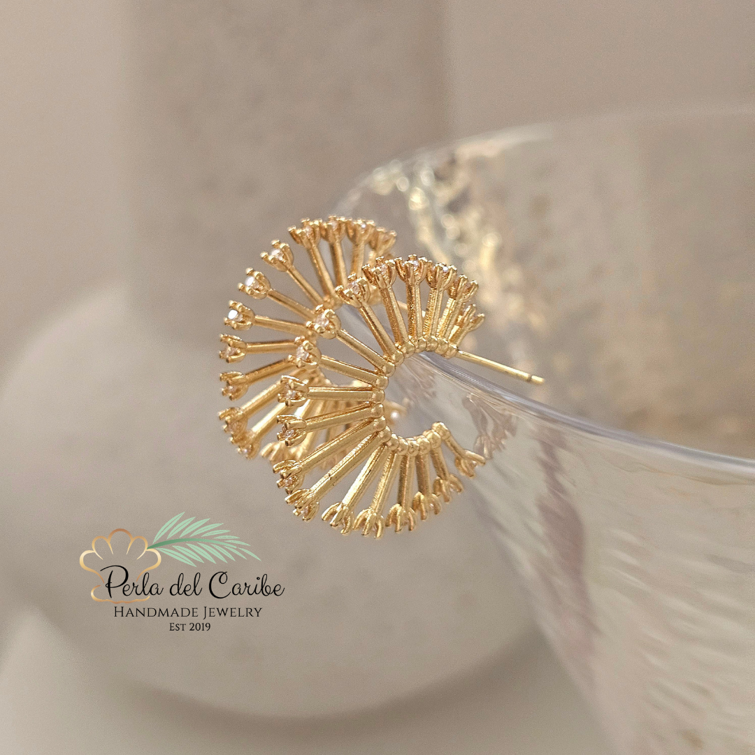 Spike Zirconia Hoops