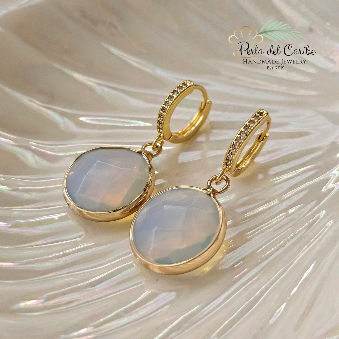 Opal Dangle Earrings