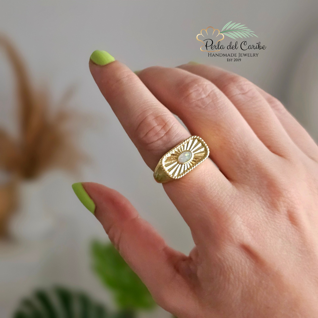 Opal Stone Ring