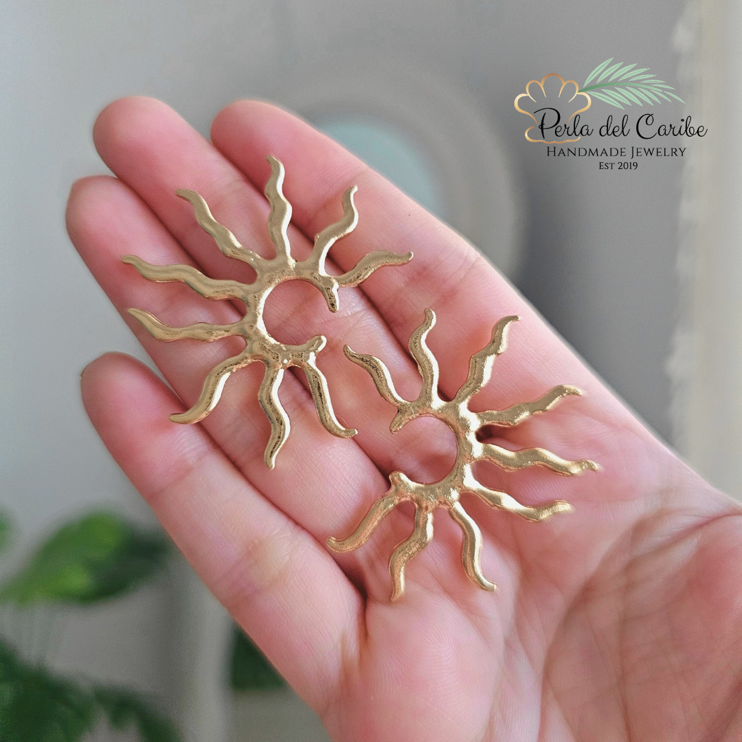 Statement Sun Earrings