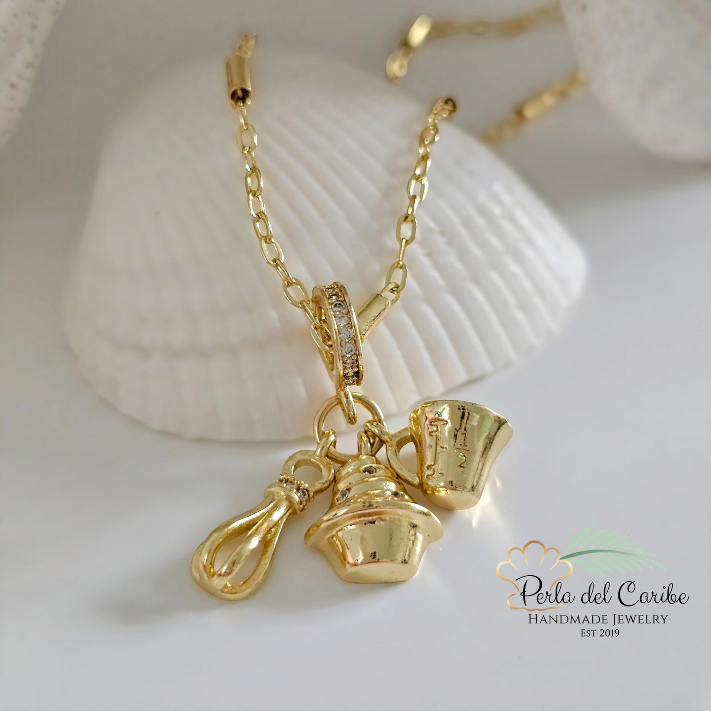 Baker Triple Charm Chain