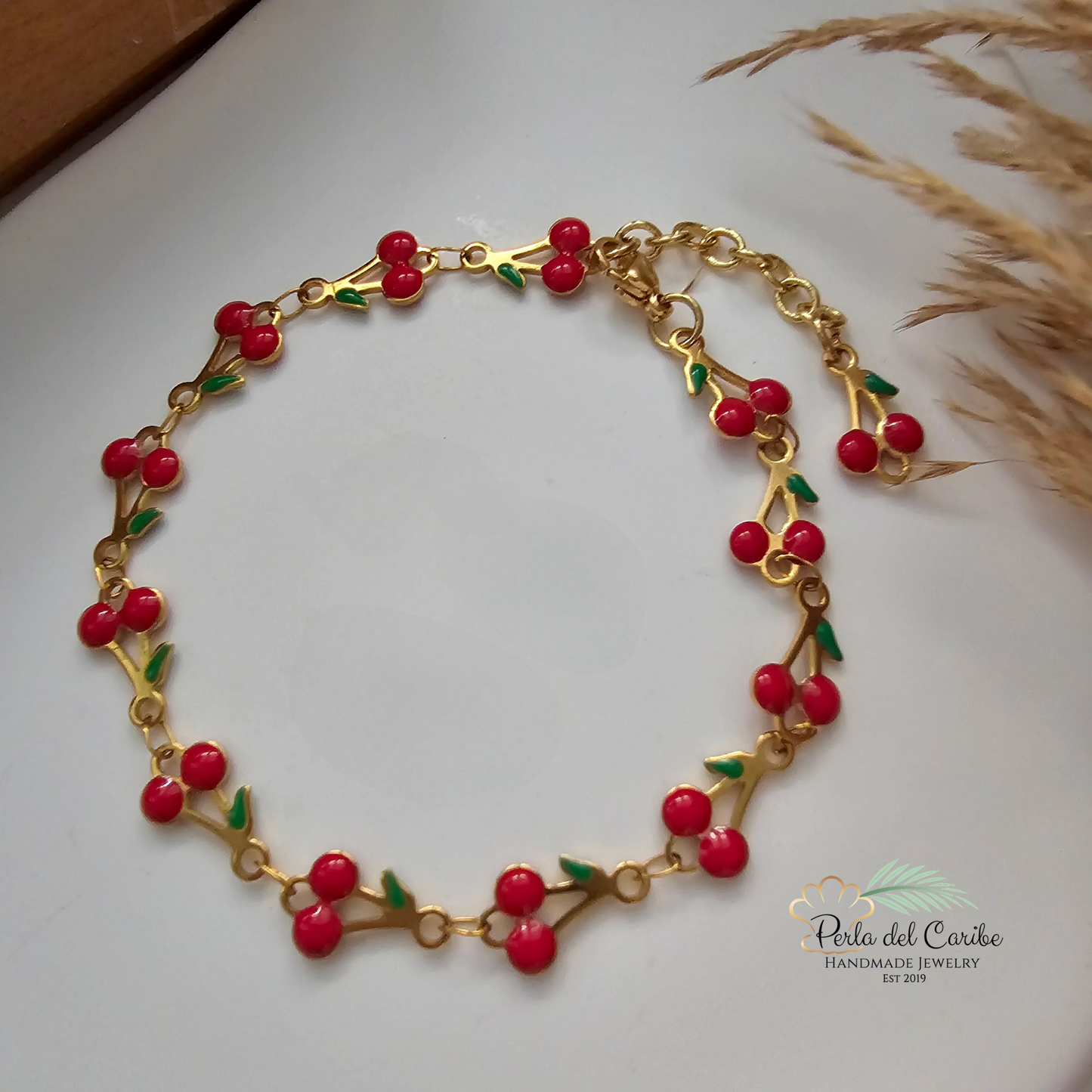 Cherry Choker & Bracelet