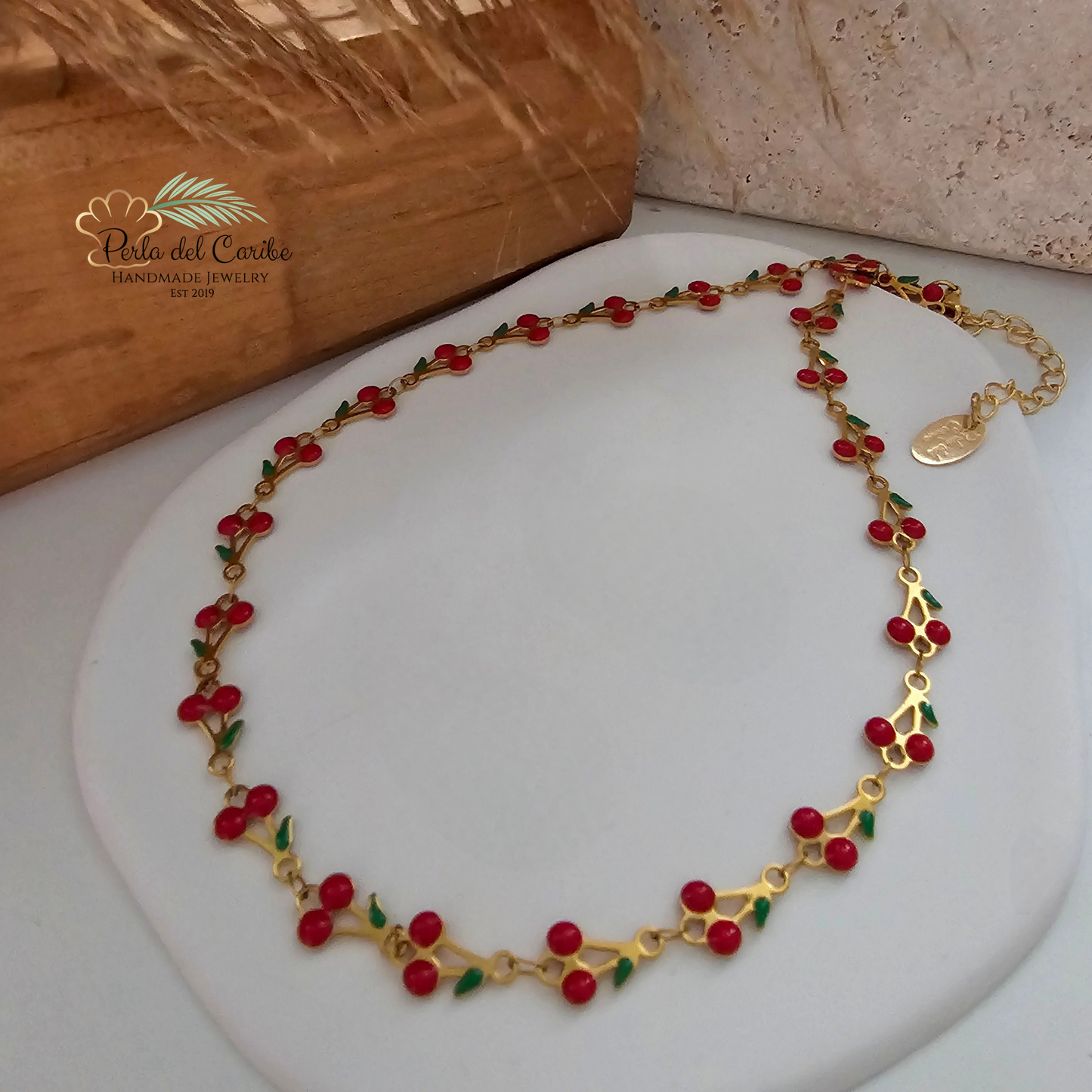 Cherry Choker & Bracelet