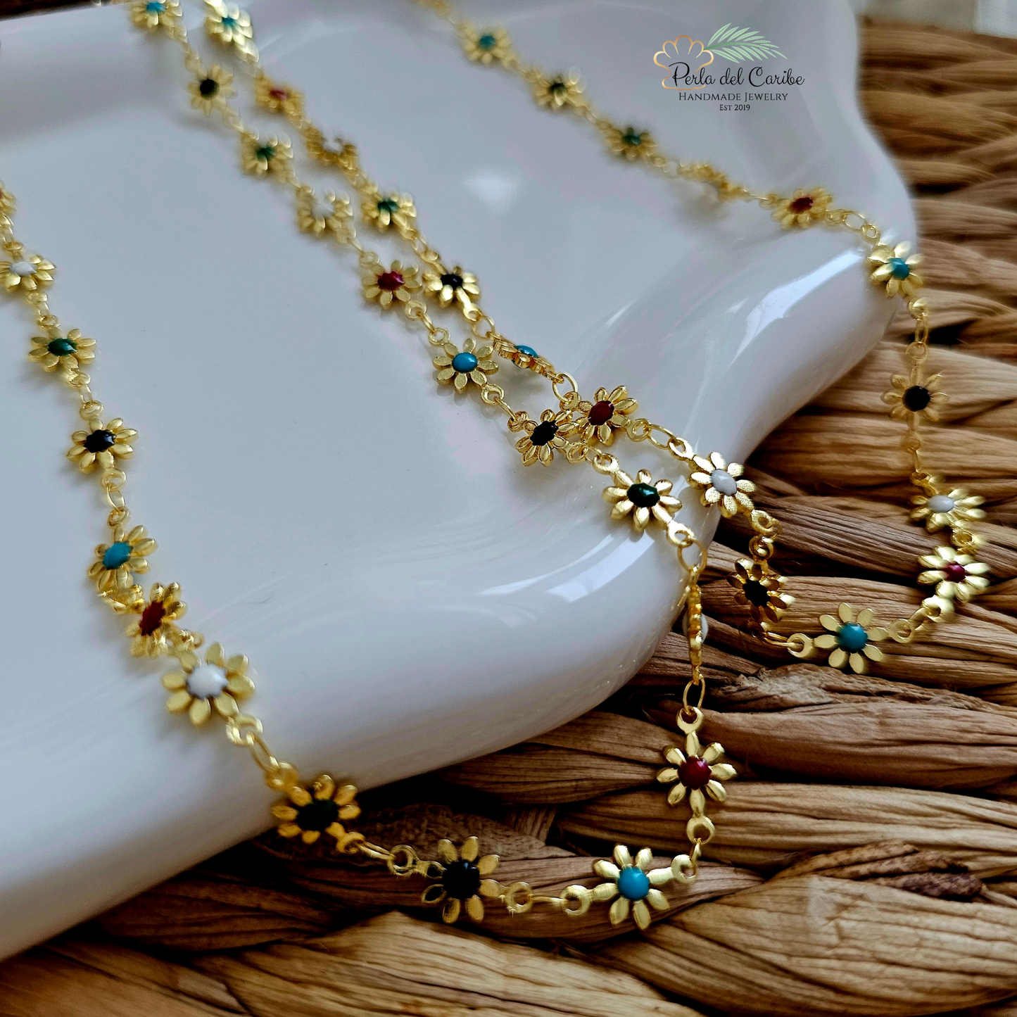Multicolor Flower Chain