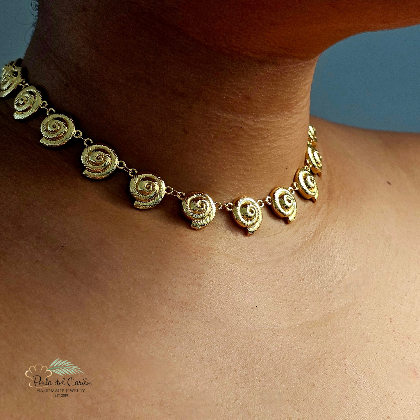 Snail / Lariat Necklace