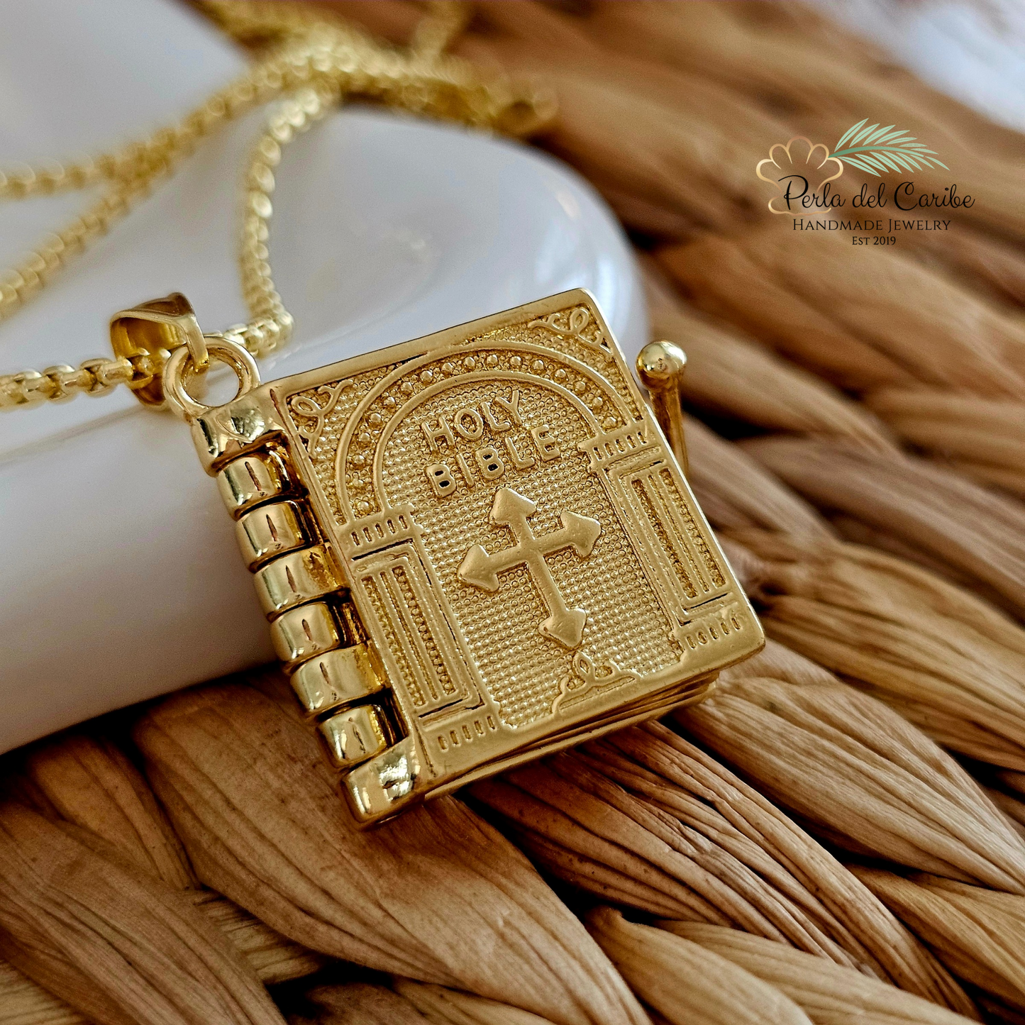 Holy Bible Charm Chain