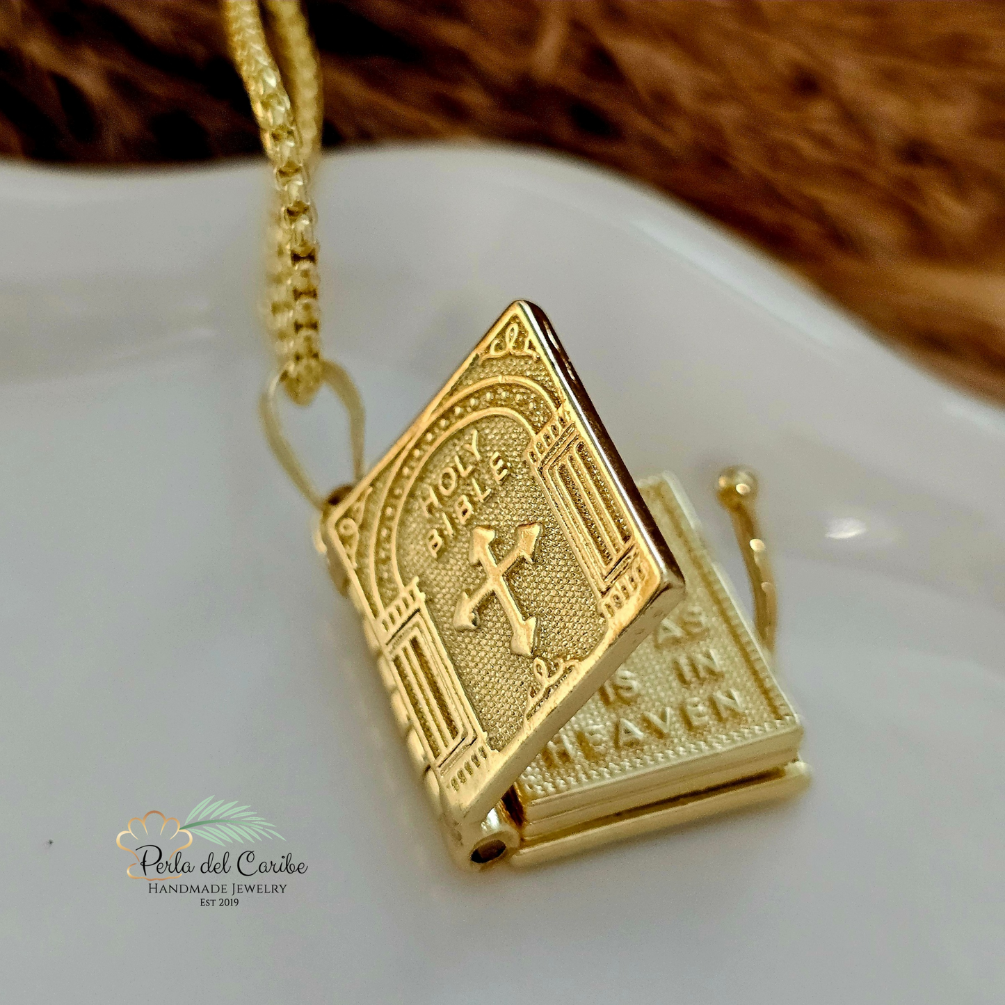 Holy Bible Charm Chain
