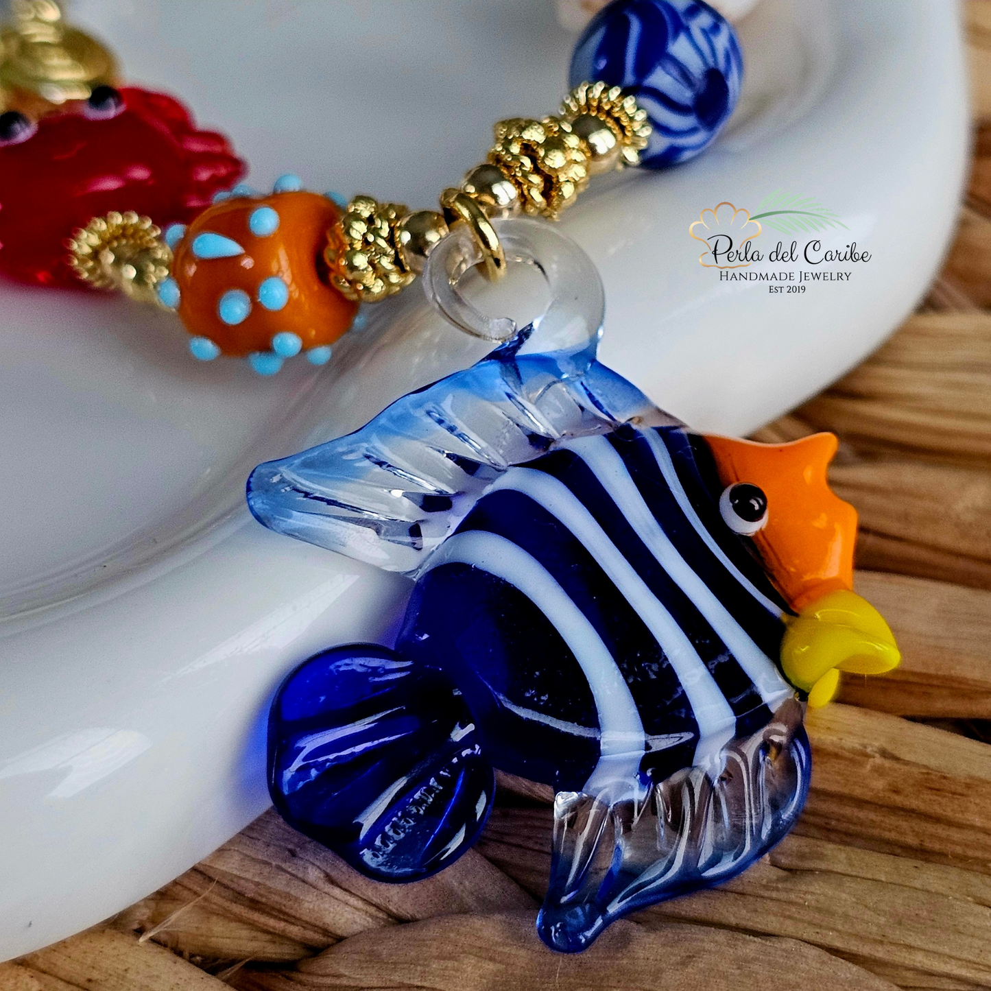Under the Sea Murano Choker