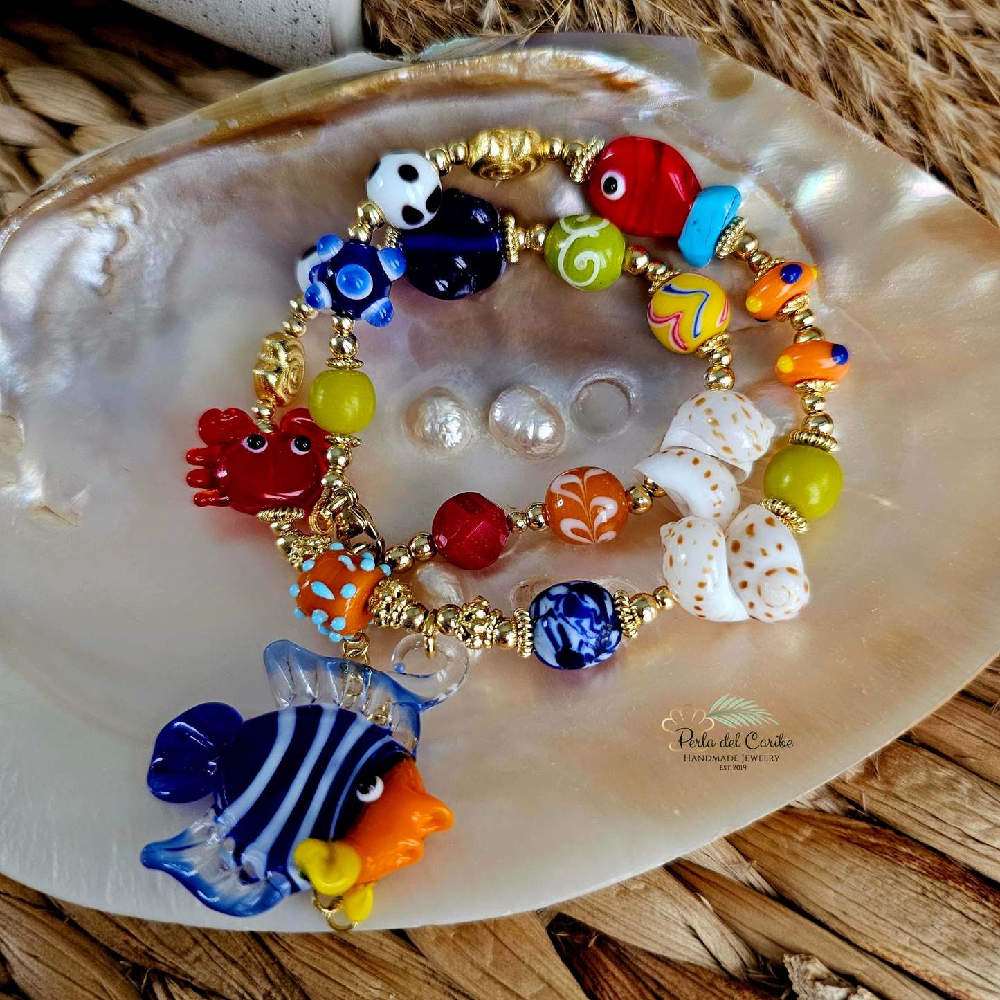 Under the Sea Murano Choker