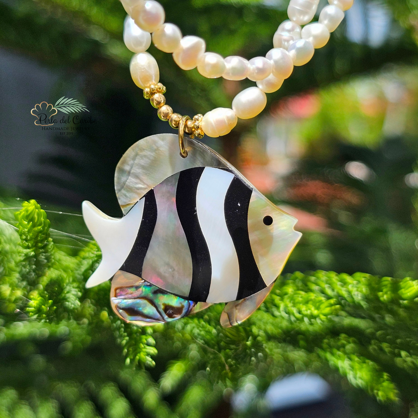 Angel Fish Pearl Necklace