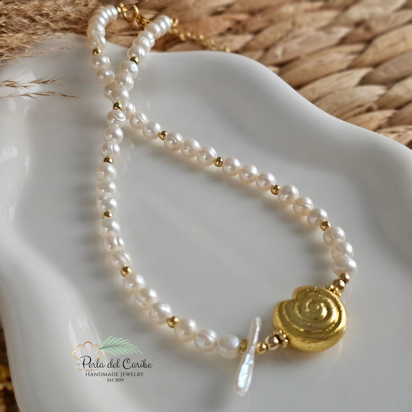 Angel Fish Pearl Necklace