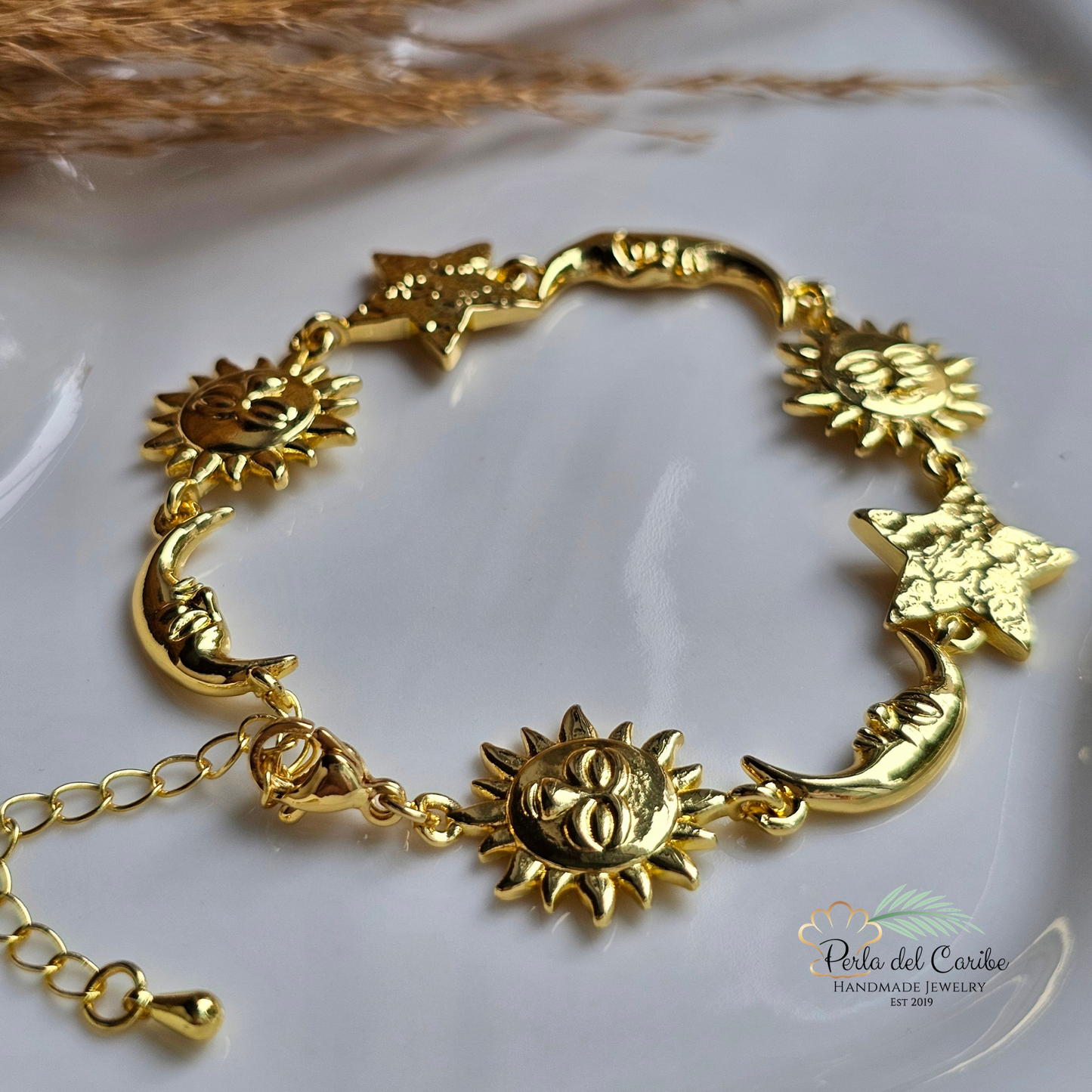 Sun Moon & Star Bracelet