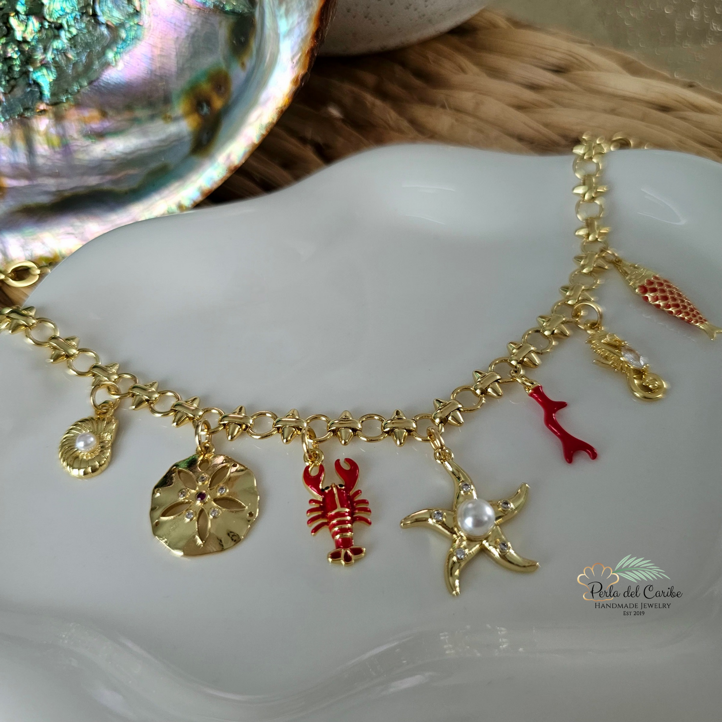 Summer Multi Charm Necklace