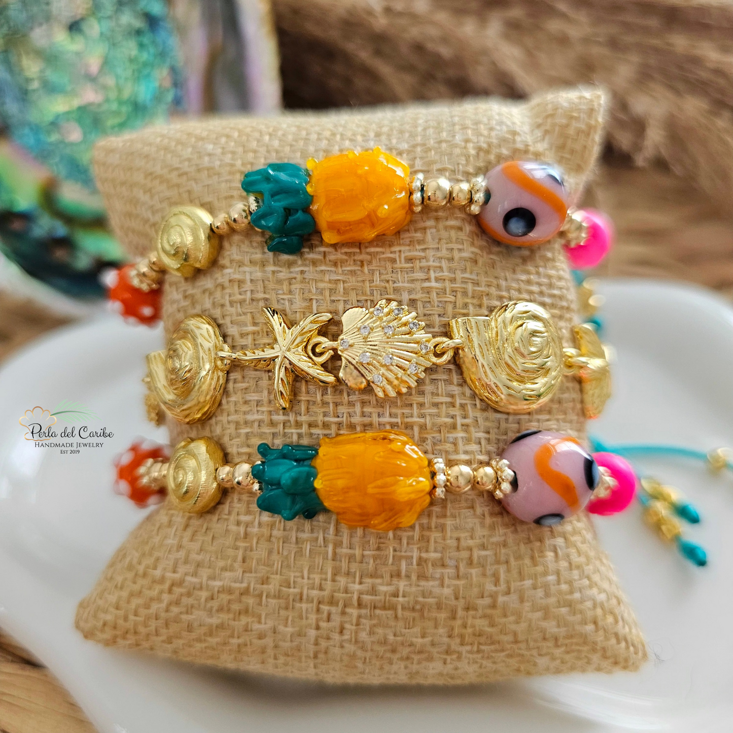 Pineapple Adjustable Bracelet
