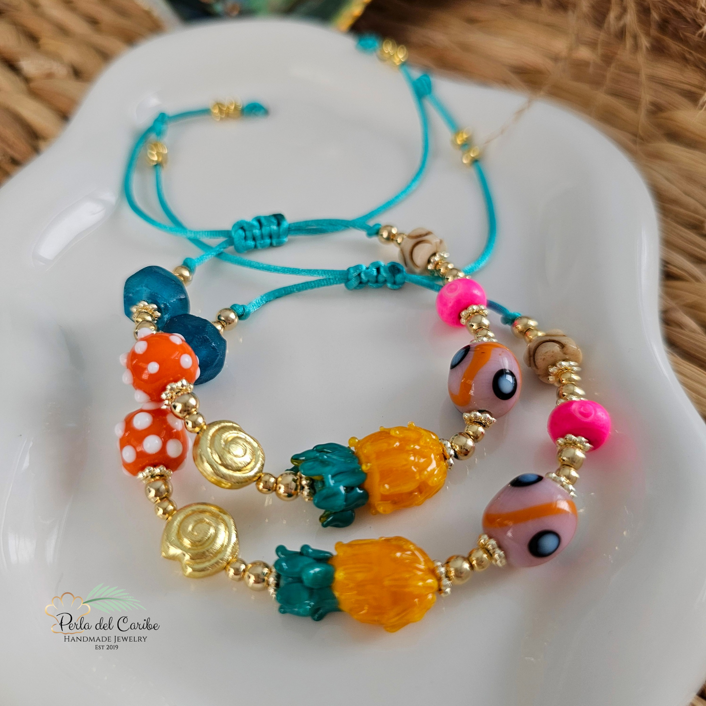 Pineapple Adjustable Bracelet