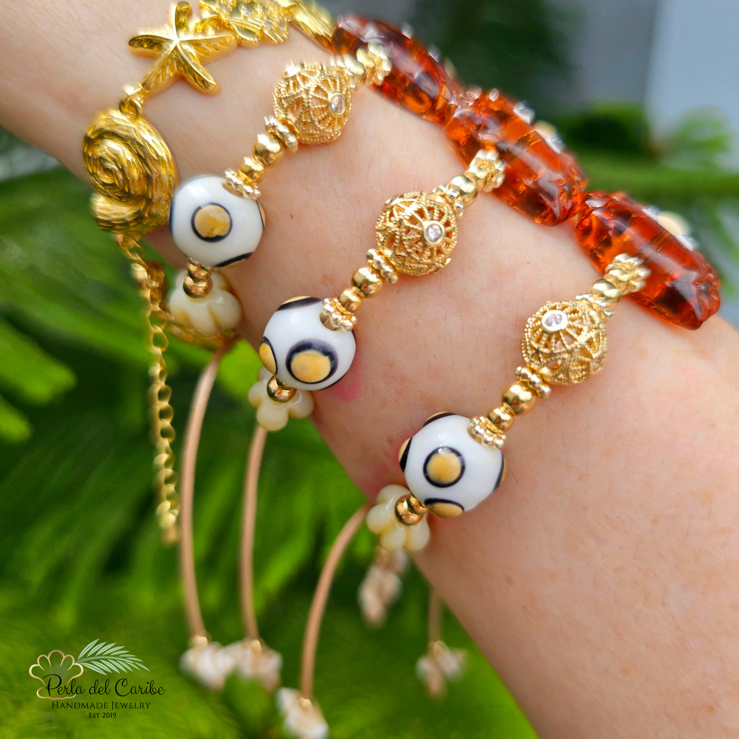 Brown Crab Adjustable Bracelet
