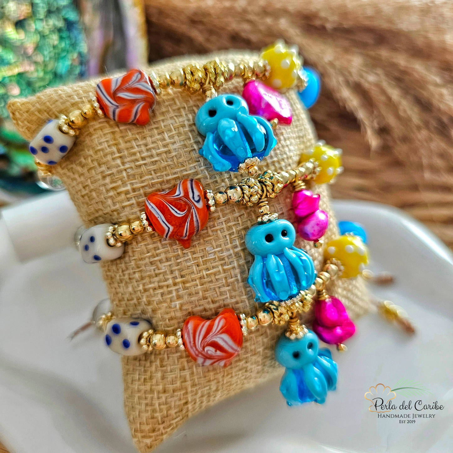 Pulpito Azul Adjustable Bracelet