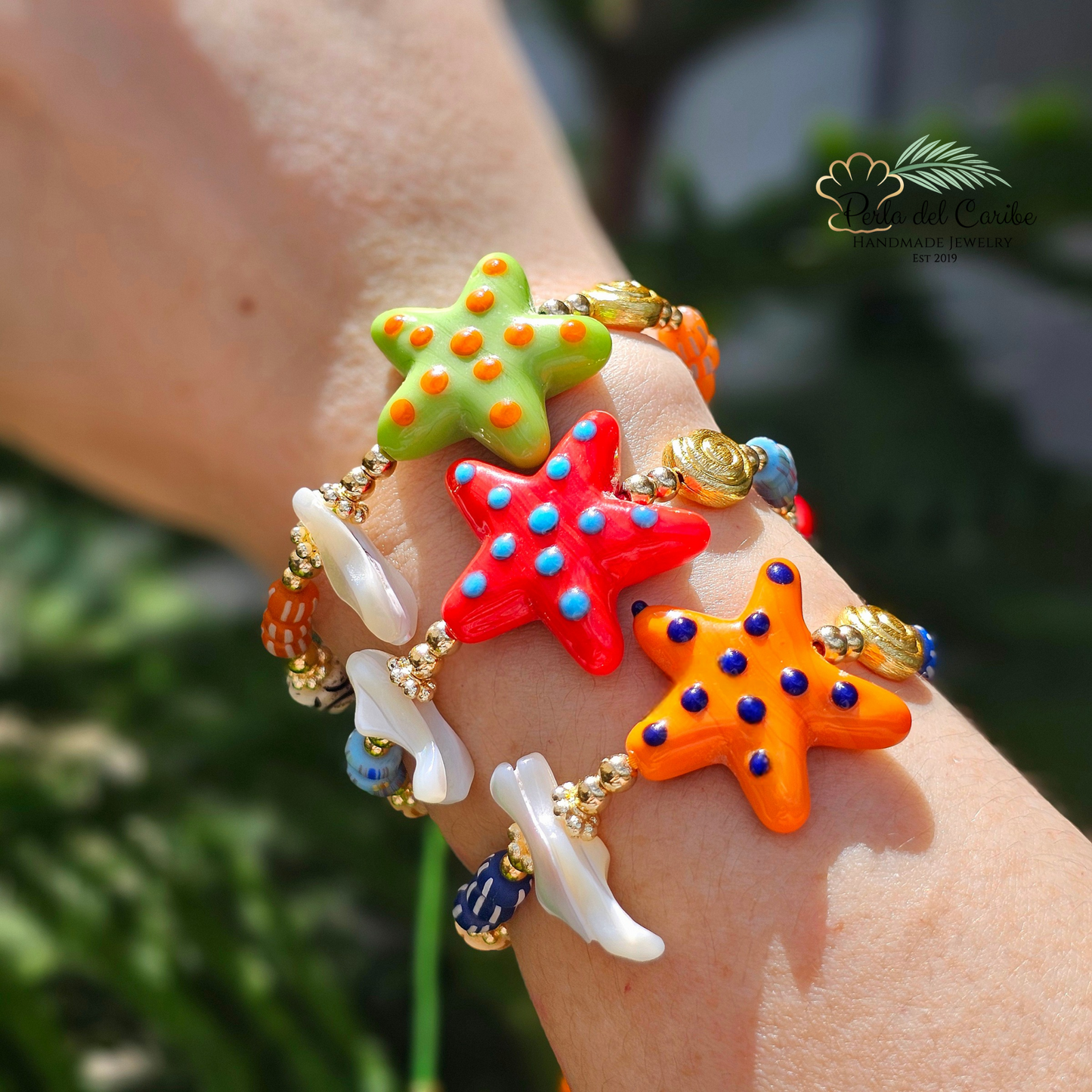 Murano Star Cord Bracelet