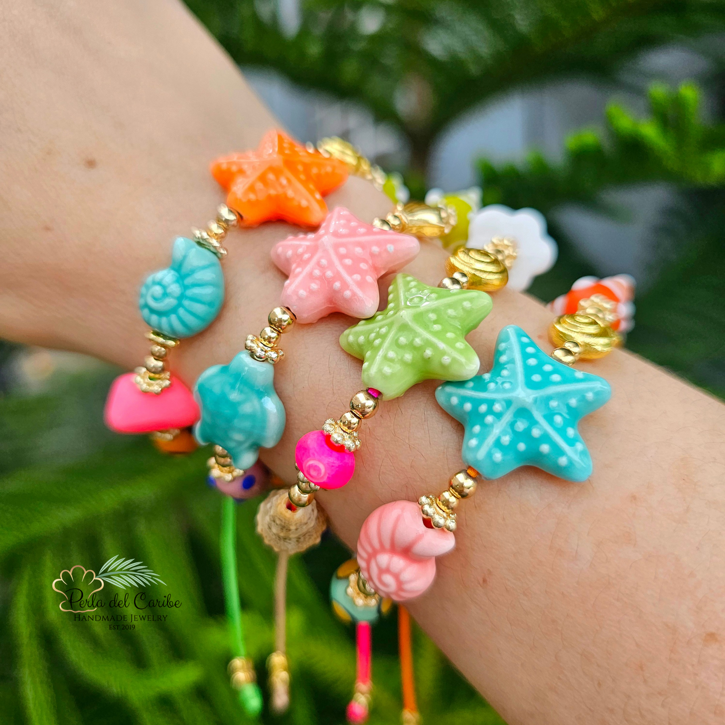 Ceramic Starfish Bracelet