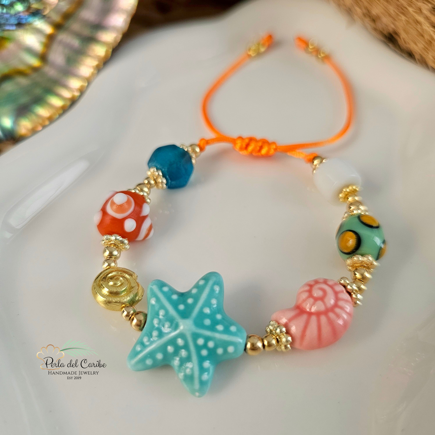 Ceramic Starfish Bracelet