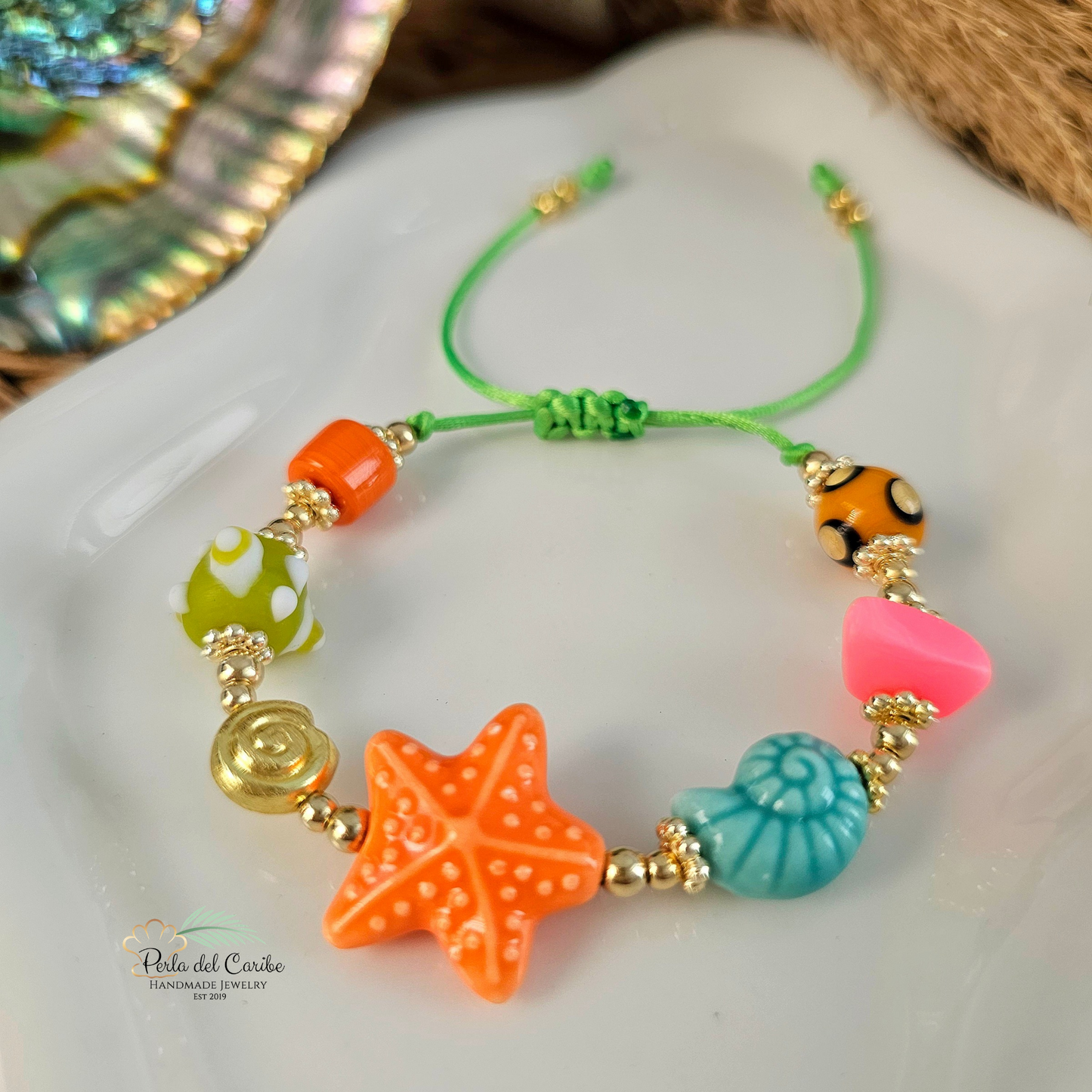 Ceramic Starfish Bracelet