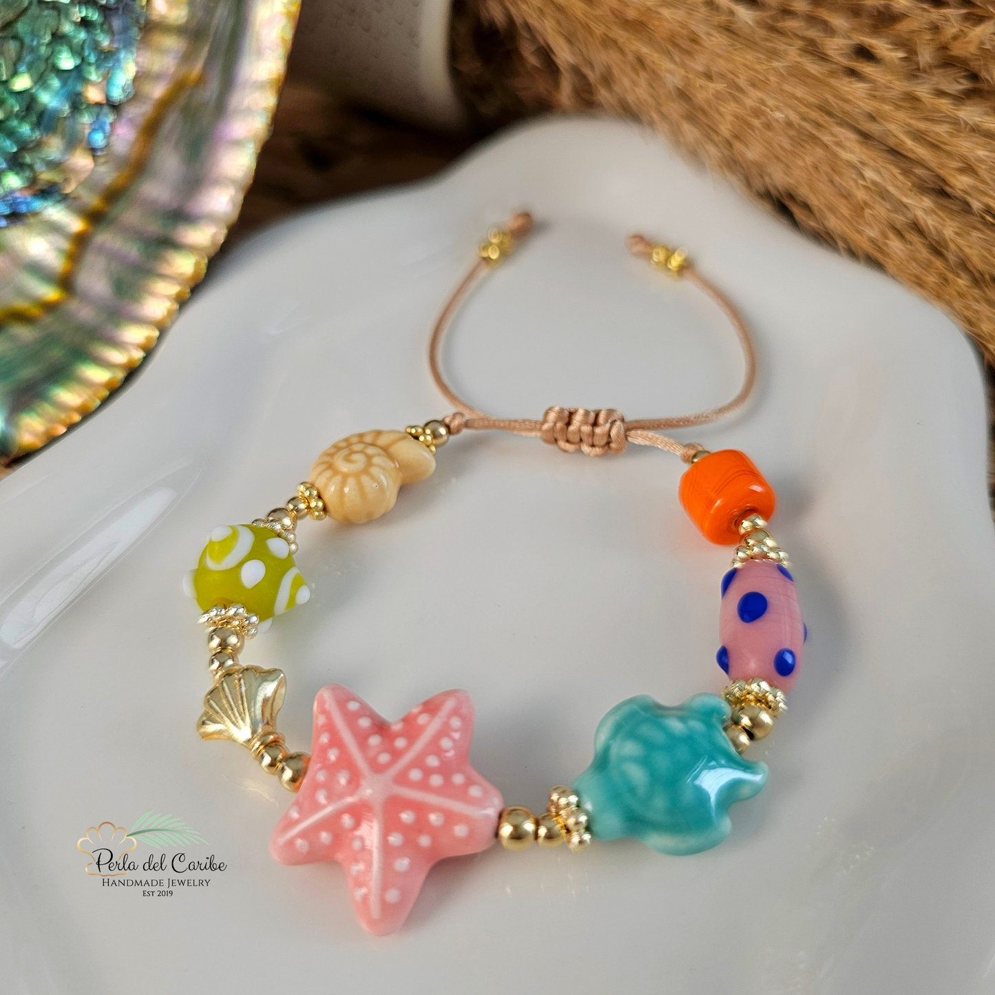 Ceramic Starfish Bracelet