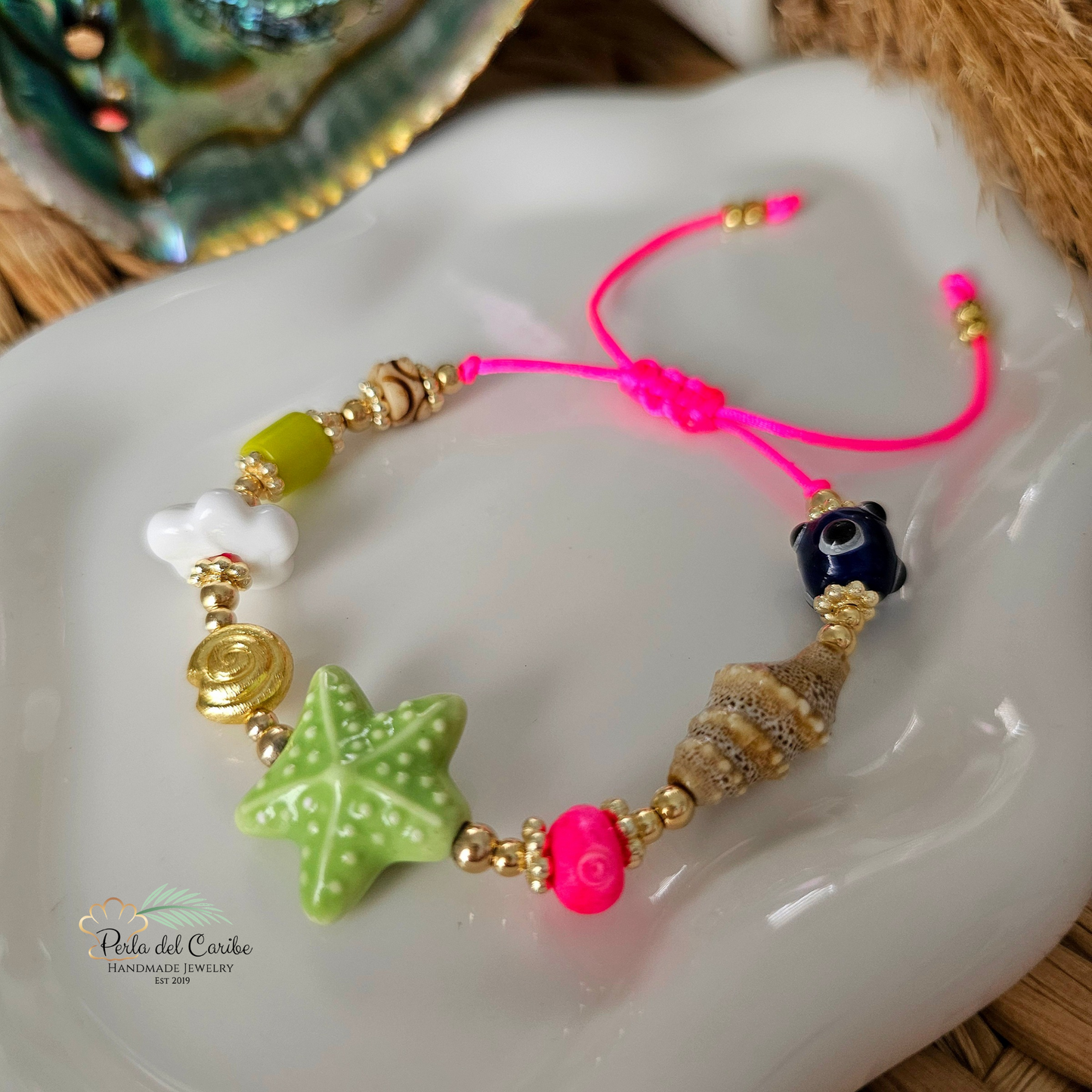 Ceramic Starfish Bracelet