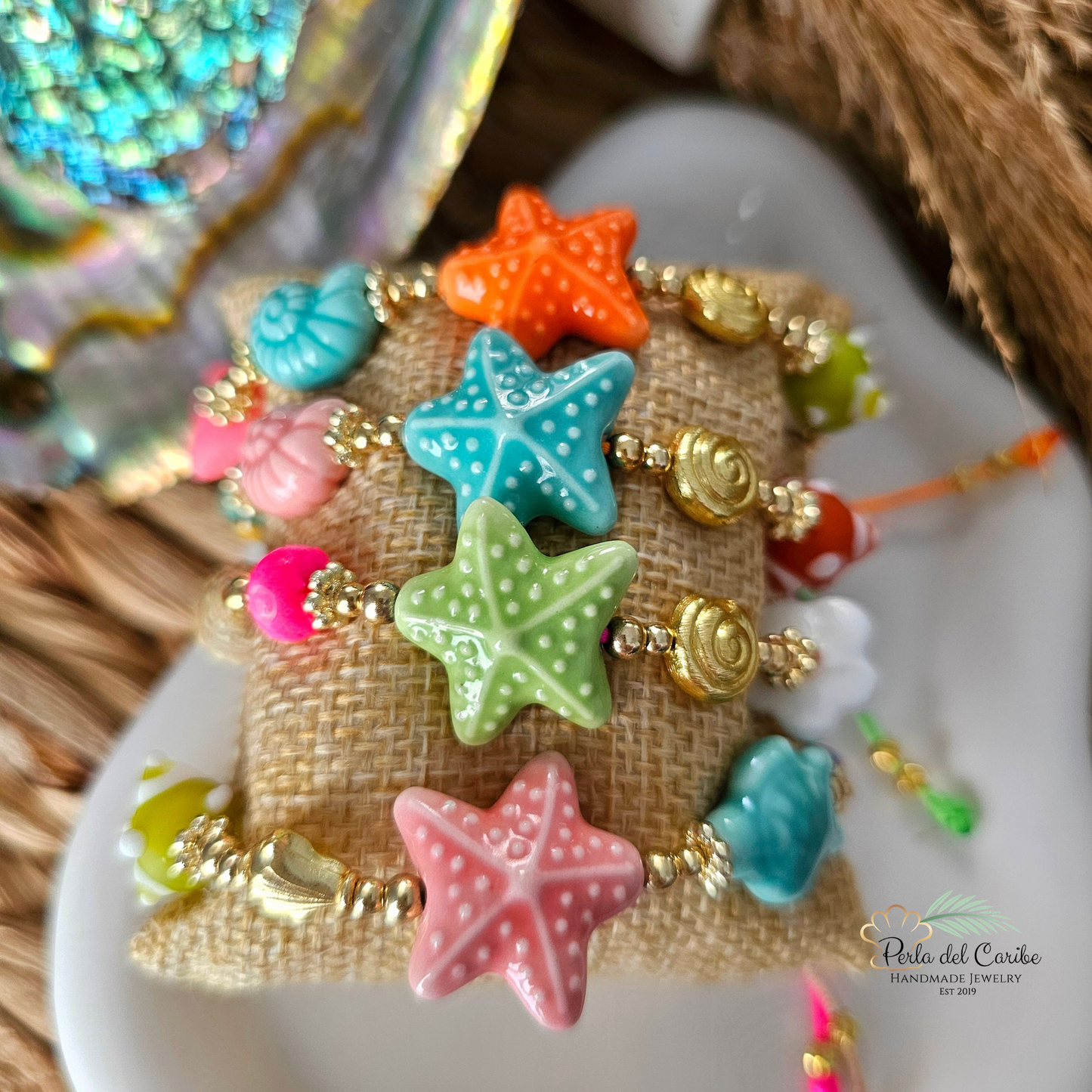 Ceramic Starfish Bracelet