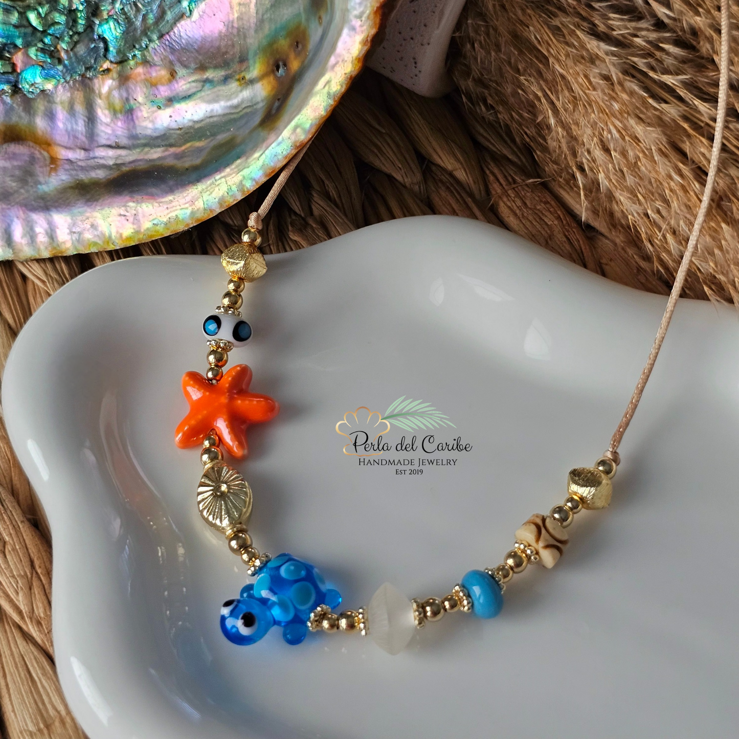Turtle Cord Adjustable Necklace
