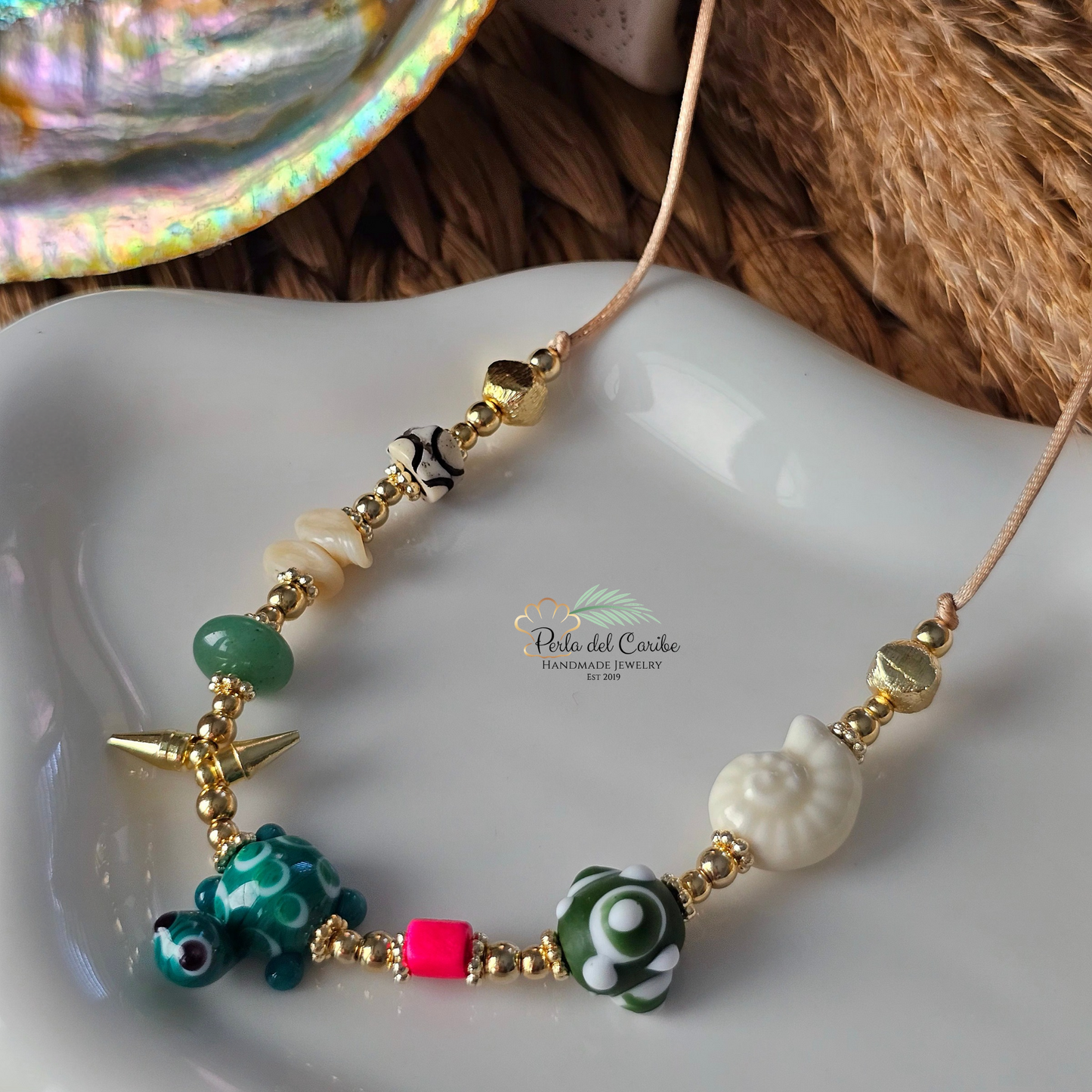 Turtle Cord Adjustable Necklace