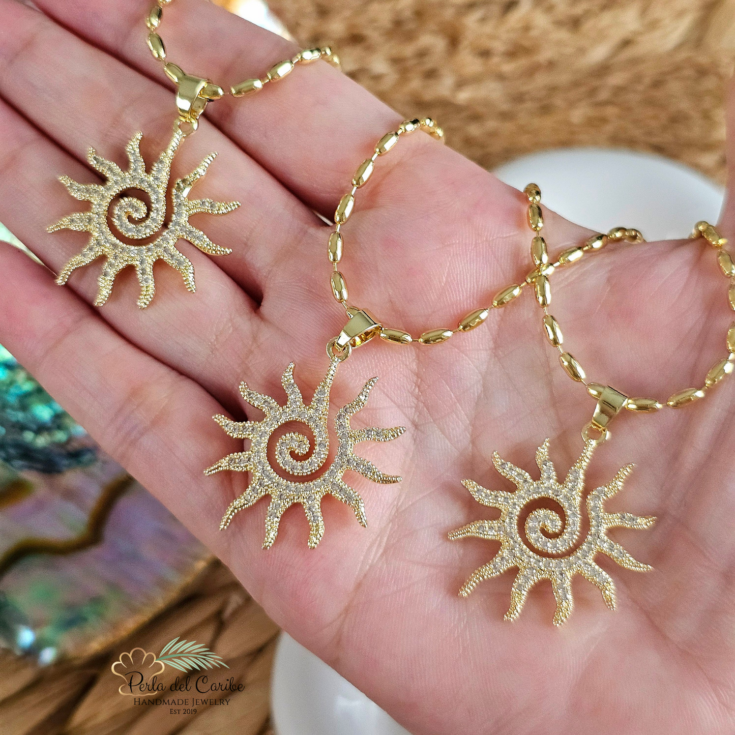 Zirconia Sun Chain