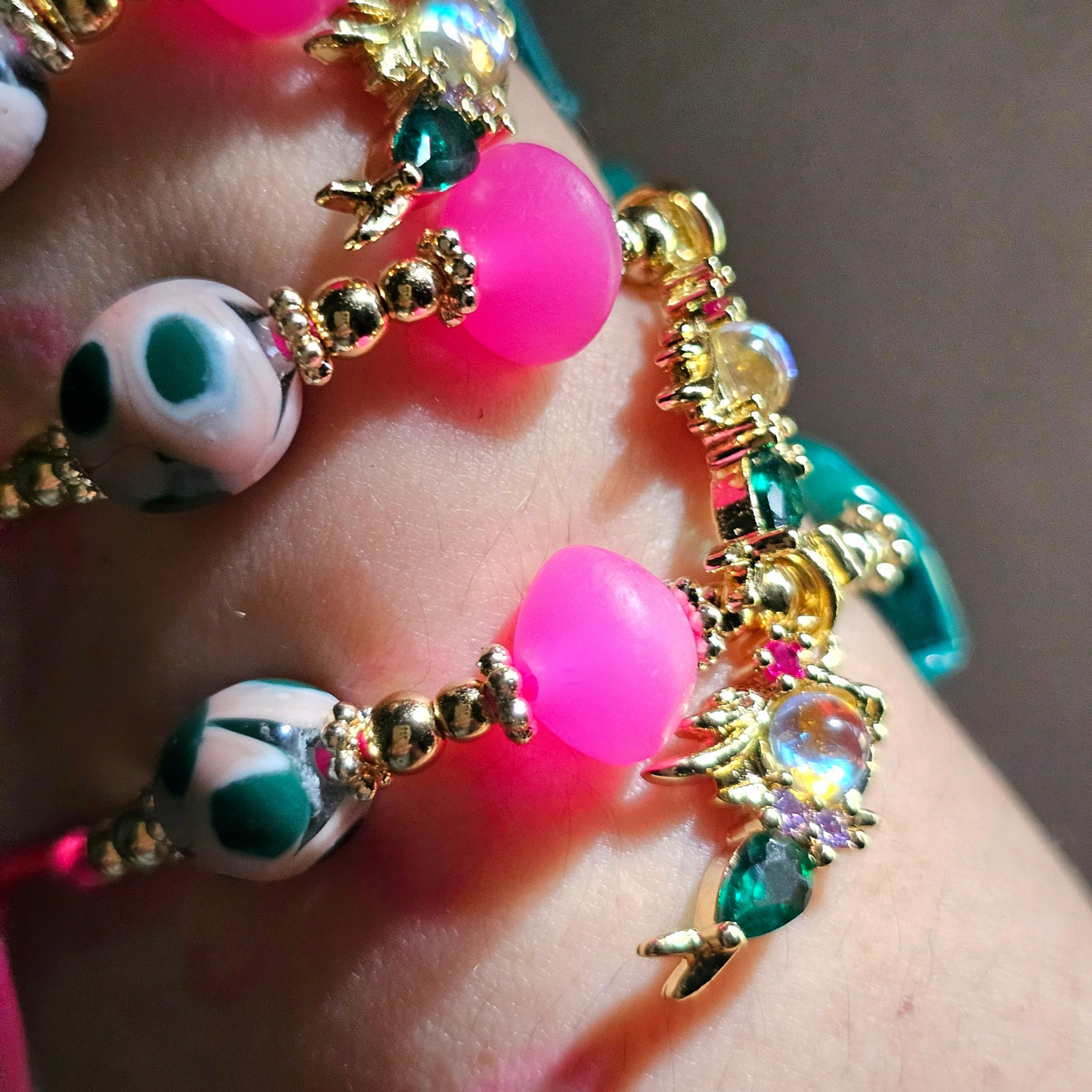 Opal Mermaid Seashell Bracelet