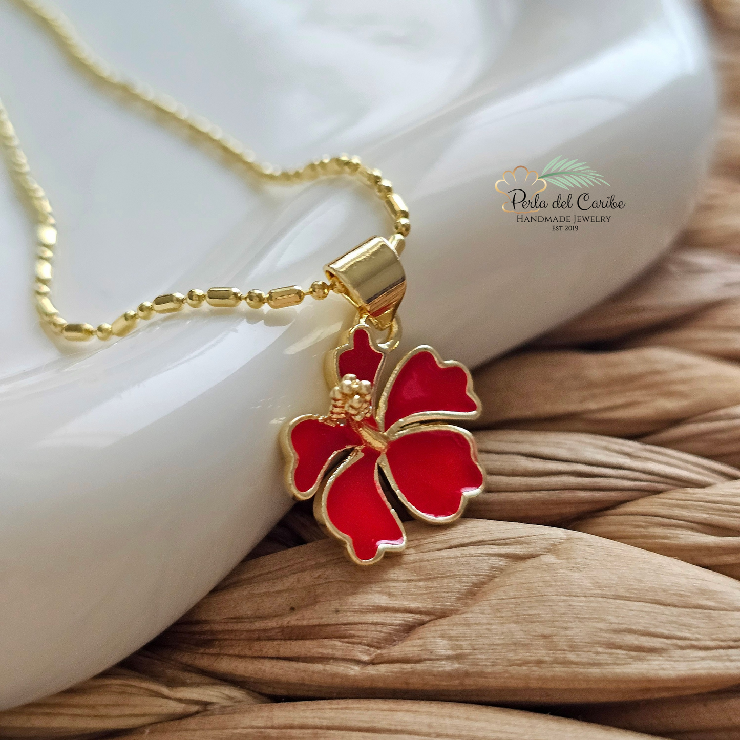 Red Hibiscus Chain