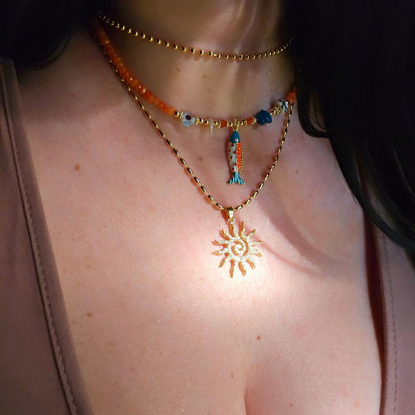 Zirconia Sun Chain