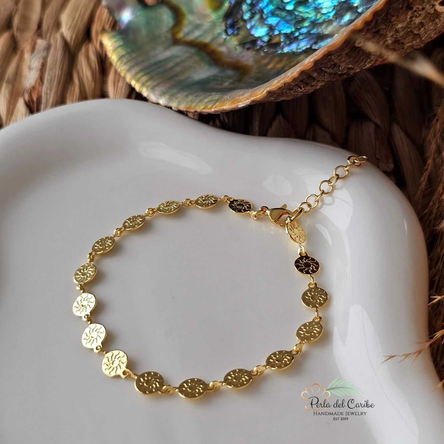 Minimalist Pearl Bracelet/ Sunshine