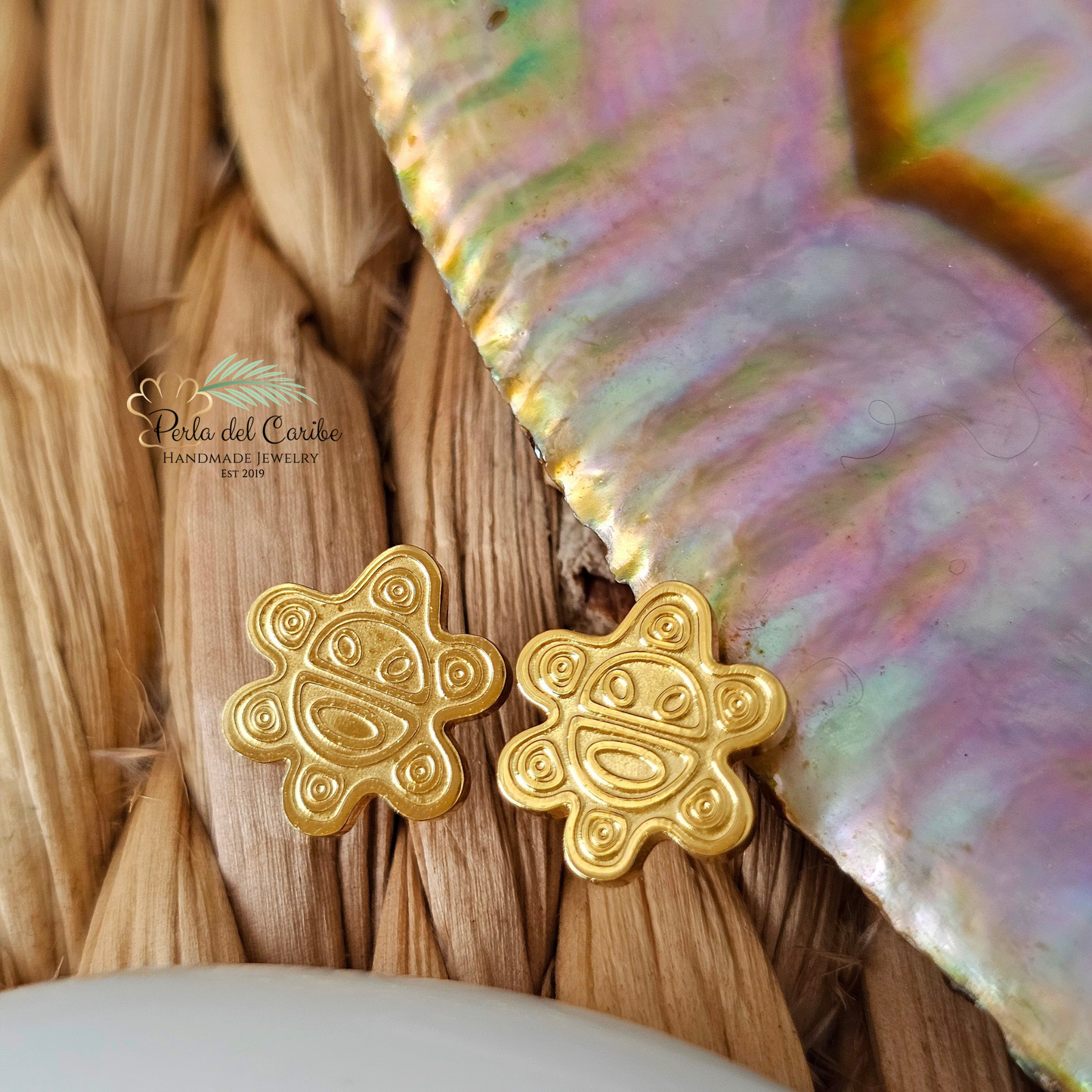 Pe Erre Gold Studs / Chains