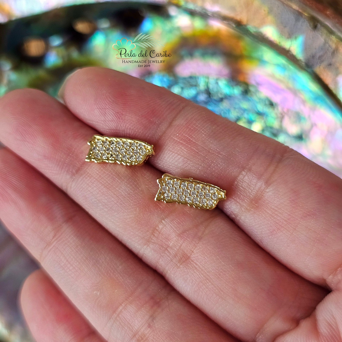 Pe Erre Gold Studs / Chains
