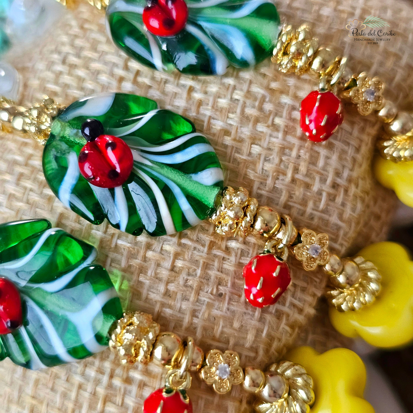 Blooming LadyBug Bracelet