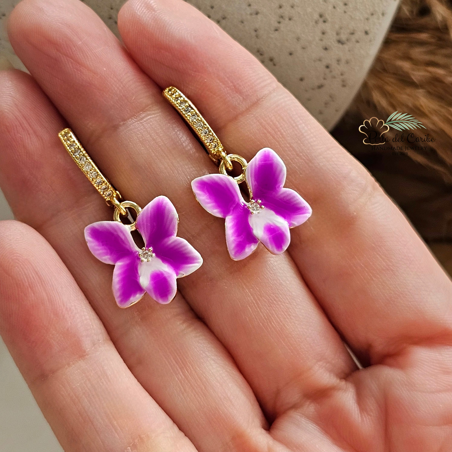Mini Orchid Hoops