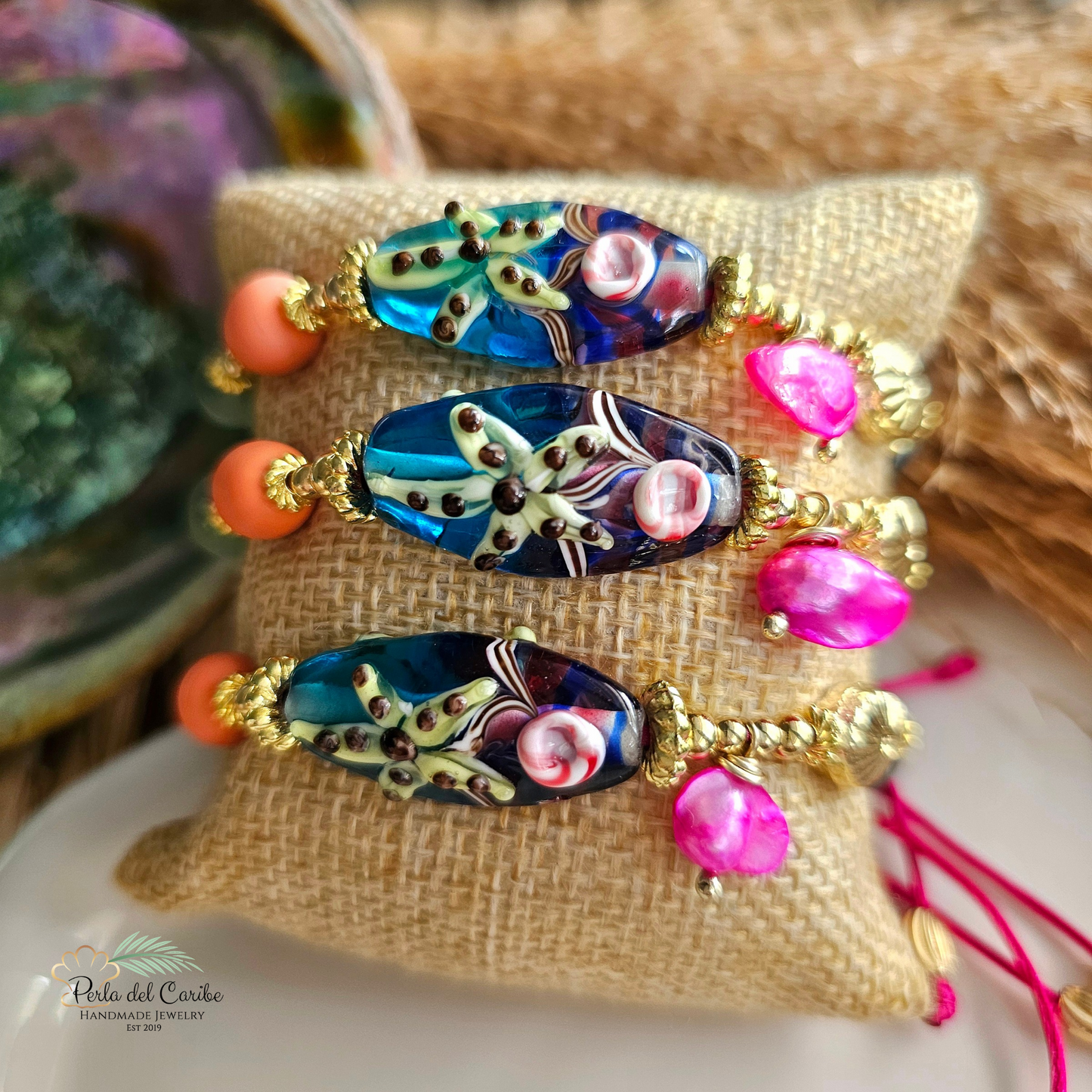 Starfish Murano Bracelet