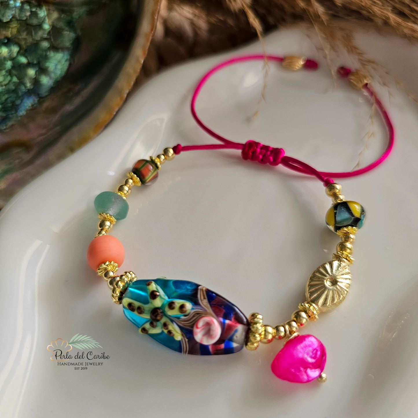 Starfish Murano Bracelet