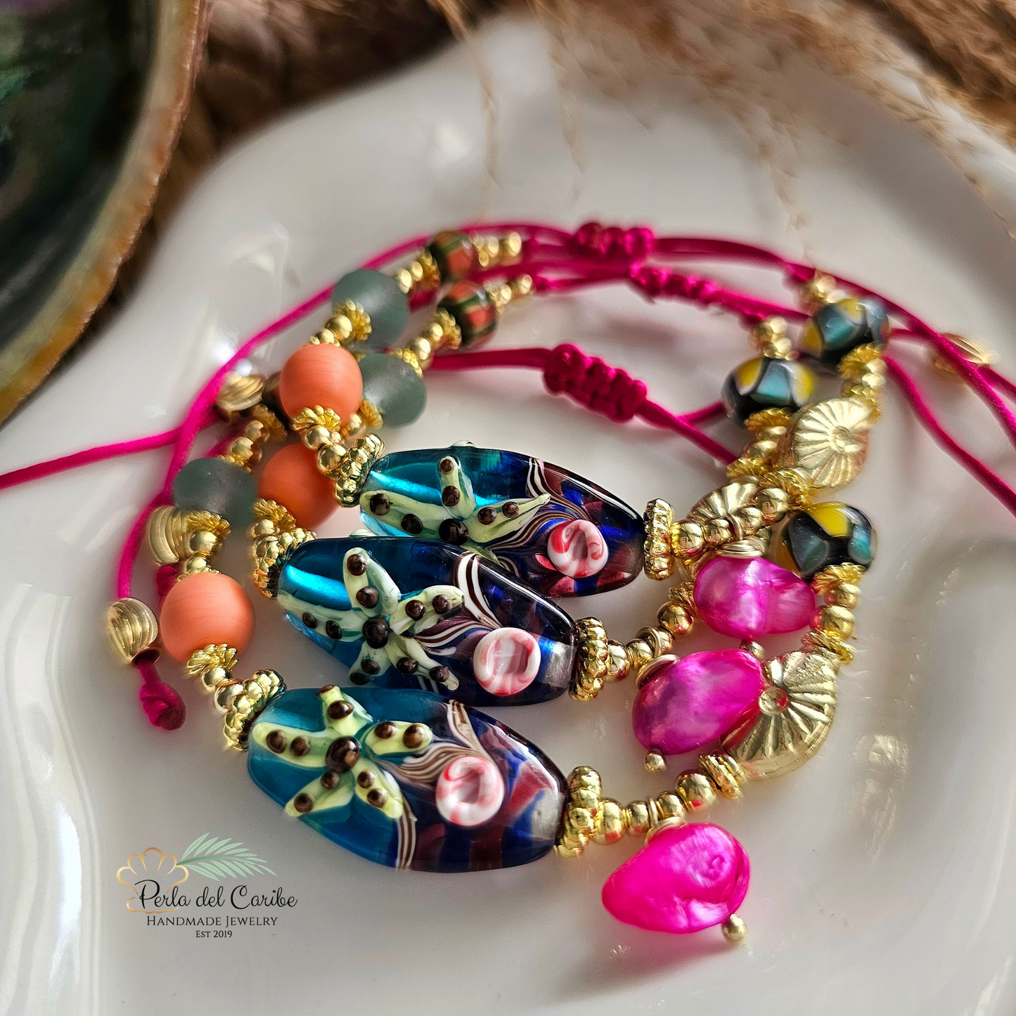 Starfish Murano Bracelet