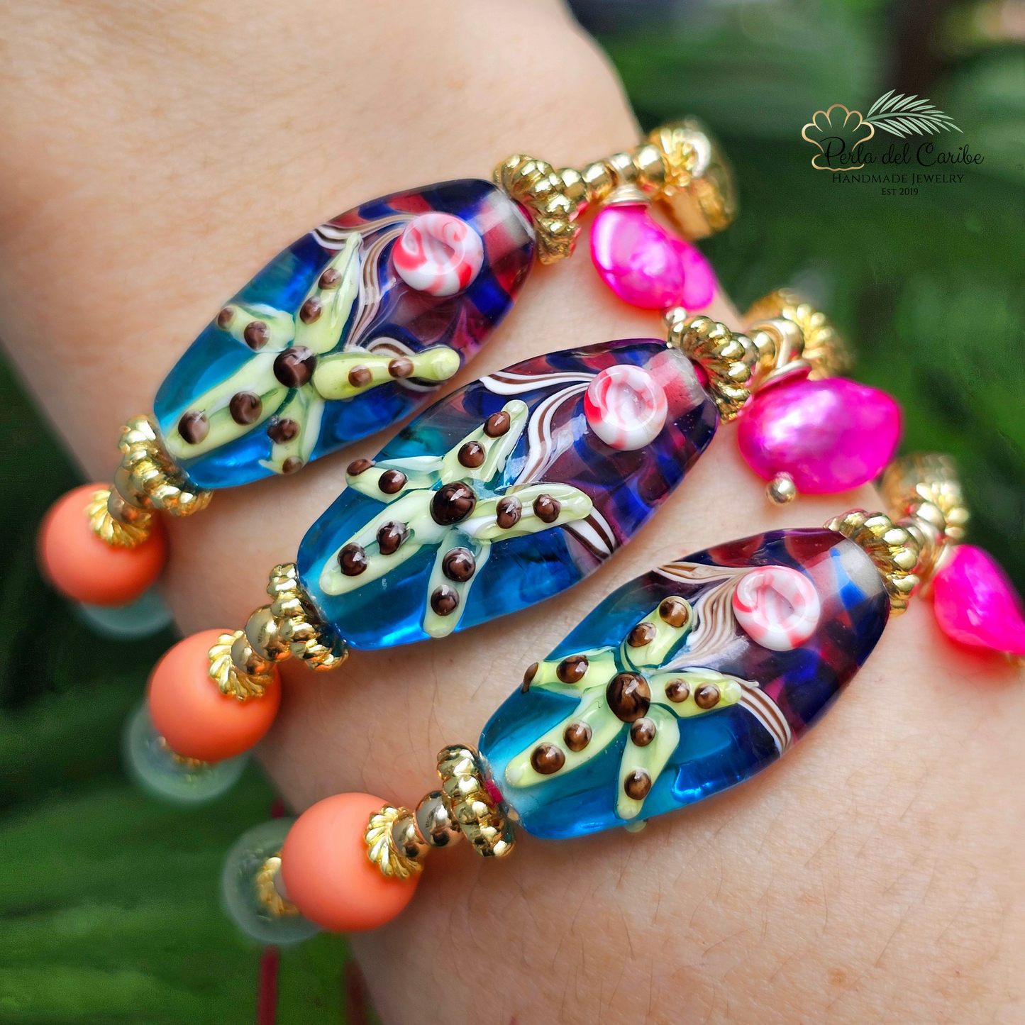 Starfish Murano Bracelet