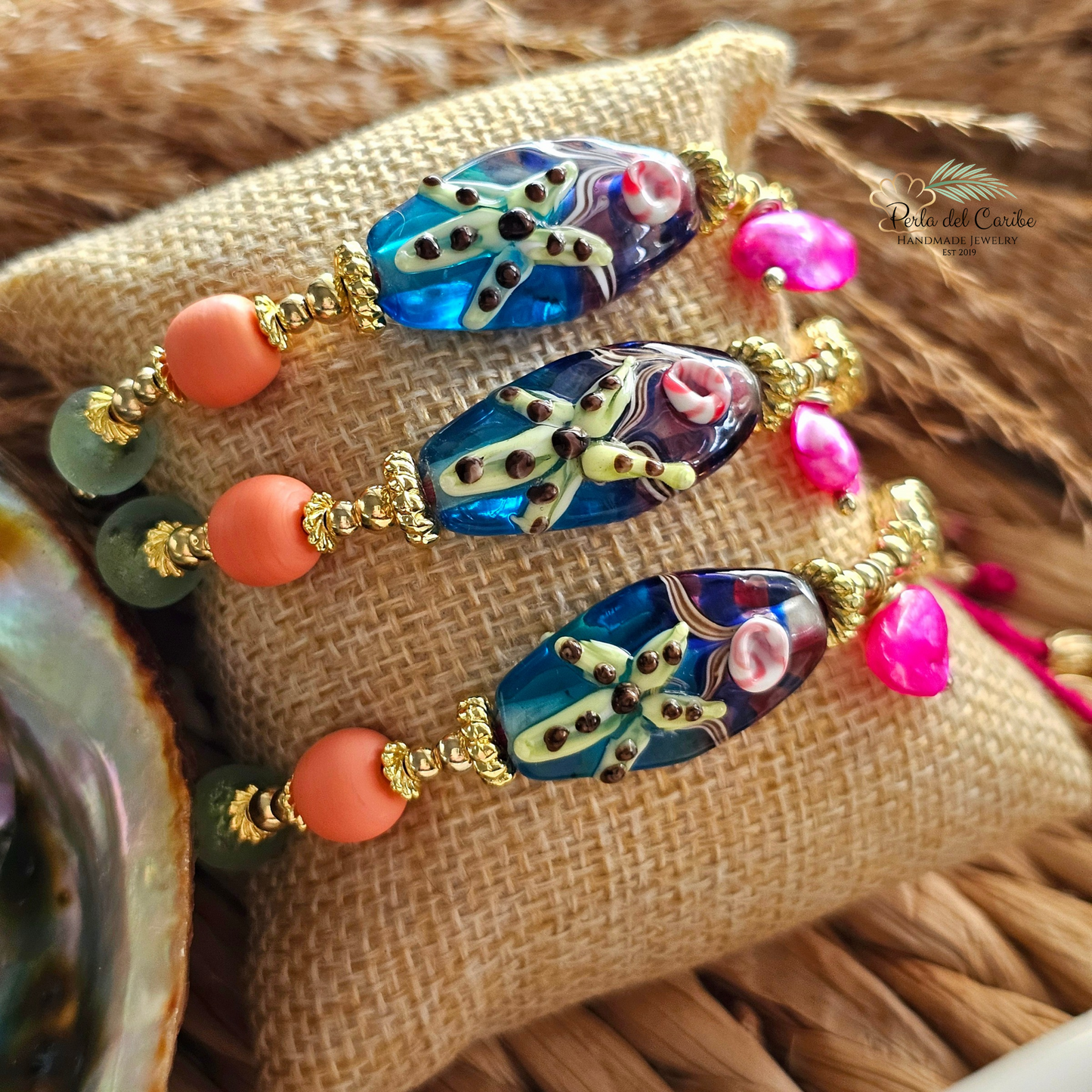 Starfish Murano Bracelet