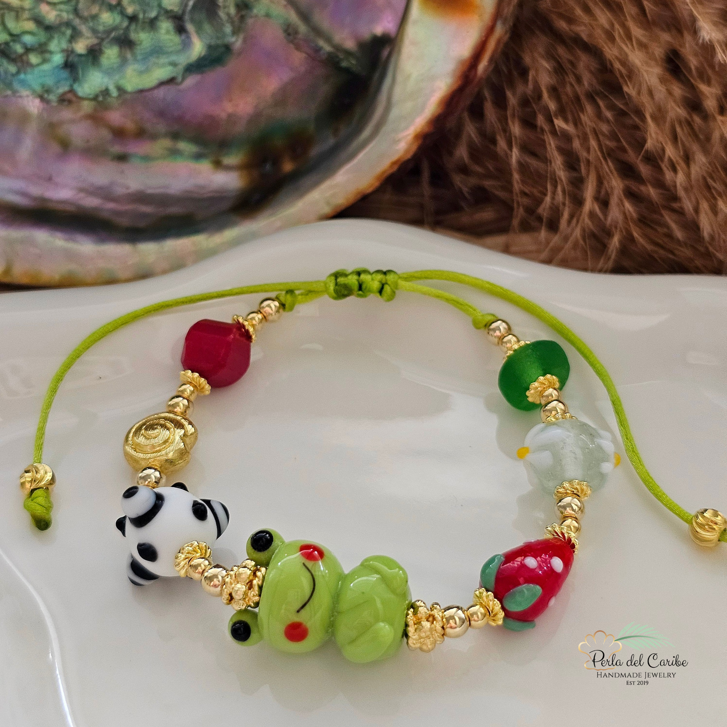Froggy Murano Bracelet