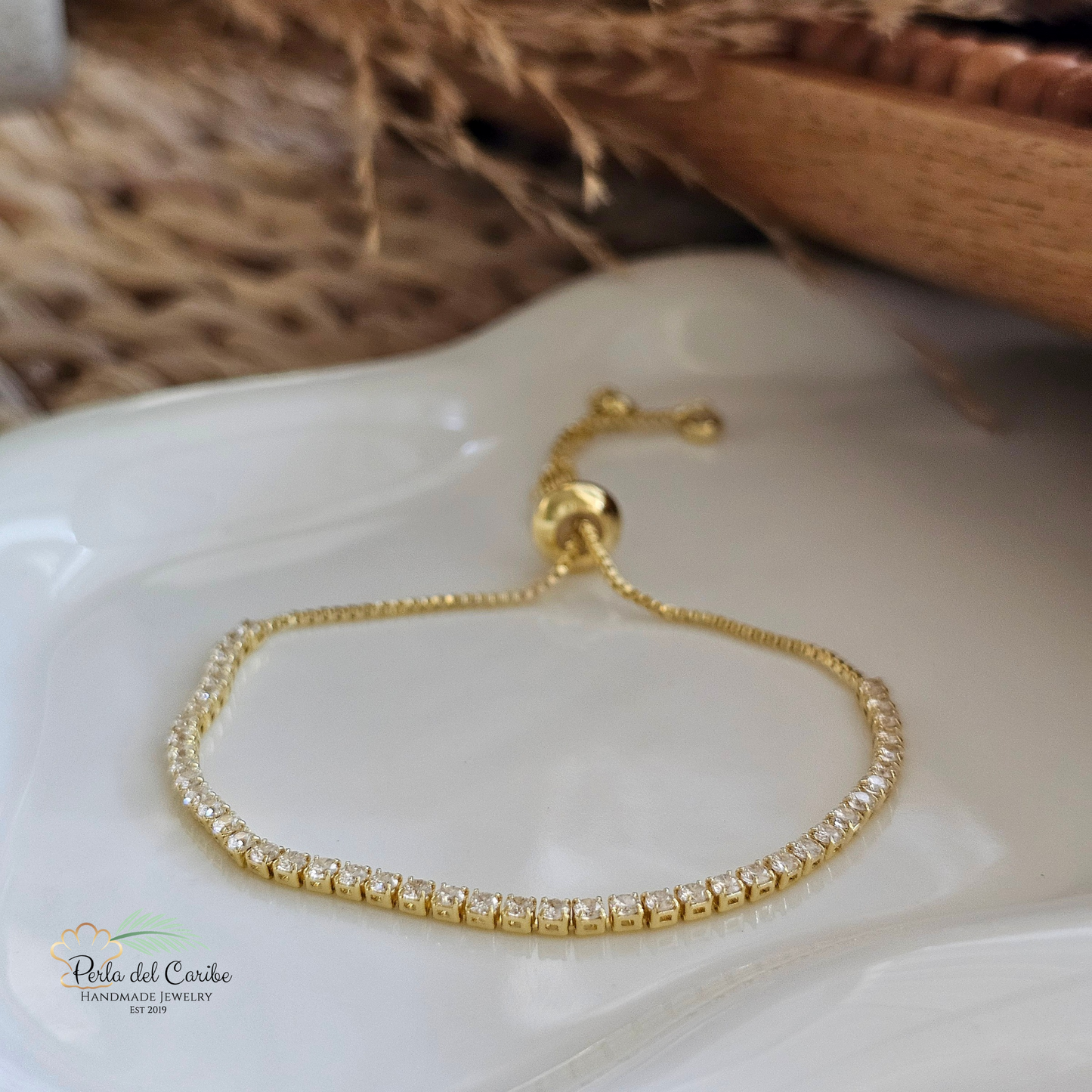 Zirconia Adjustable Bracelet