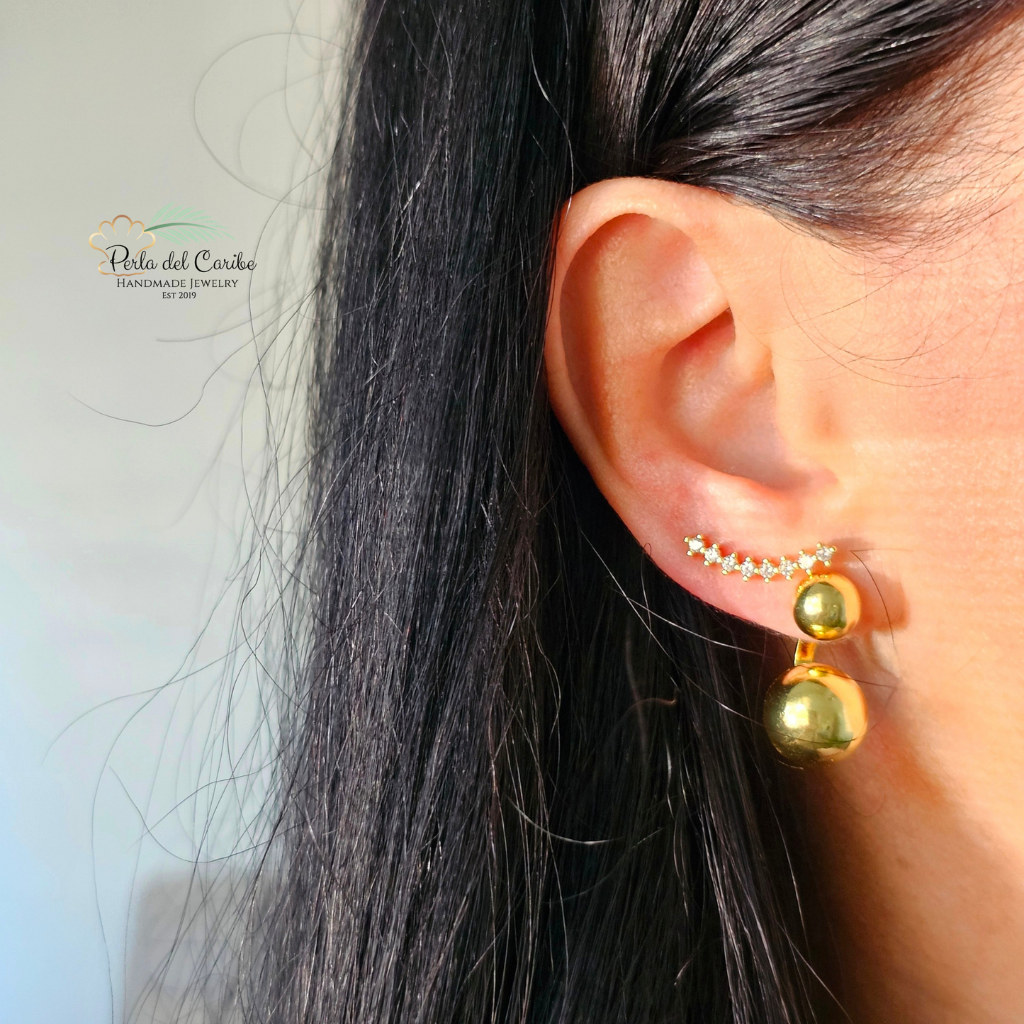 Round Ball Stud Earrings